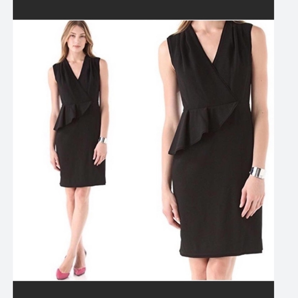 Tory Burch | Women’s Sleeveless Black Peplum Dress Size 6